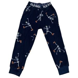 Old Navy Boys Skeleton Flannel PJ Pants - Size XS/5